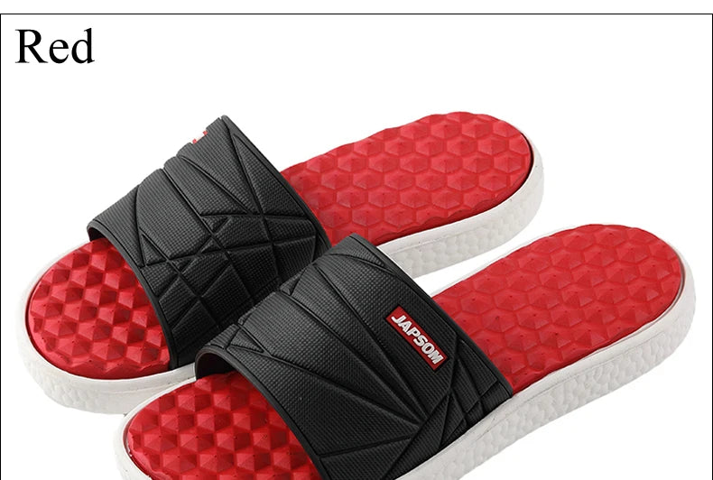 Summer Men Big Size Indoor EVA Massage Slippers Men's Slides House Room Home Shoes Soft Slipers Chausson Homme Pantoufle 48 49