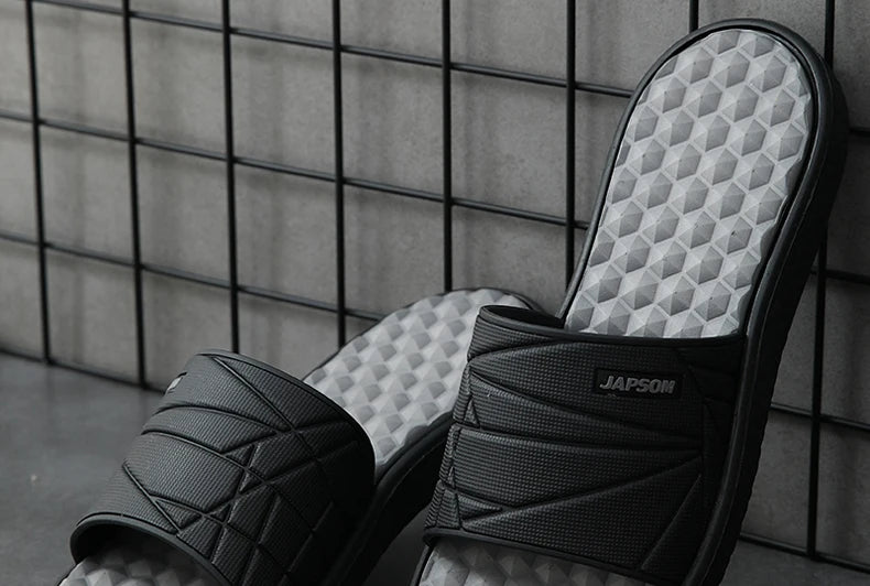 Summer Men Big Size Indoor EVA Massage Slippers Men's Slides House Room Home Shoes Soft Slipers Chausson Homme Pantoufle 48 49
