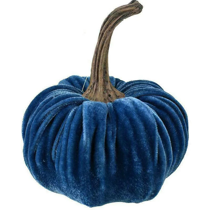 Handmade Velvet Pumpkins, Stuffed Small Pumpkins Artificial Cute Pumpkin Foam Halloween Thanksgiving Decor, DIY, Super Soft Fall