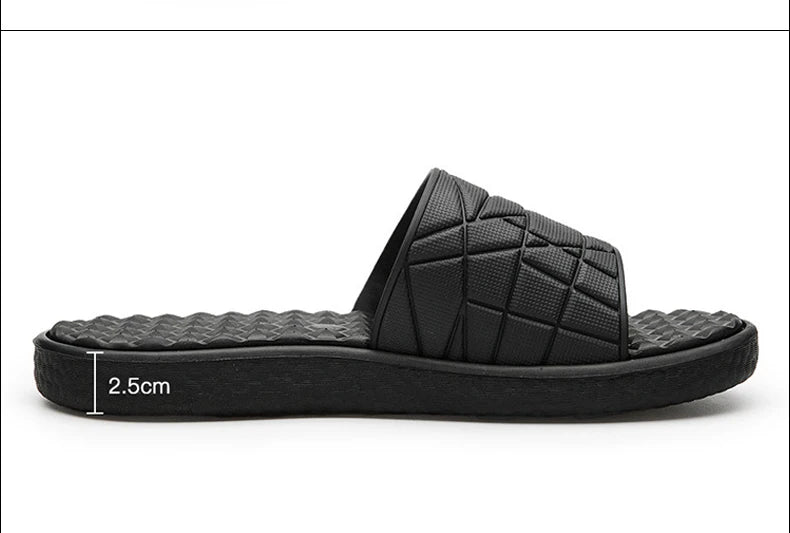 Summer Men Big Size Indoor EVA Massage Slippers Men's Slides House Room Home Shoes Soft Slipers Chausson Homme Pantoufle 48 49
