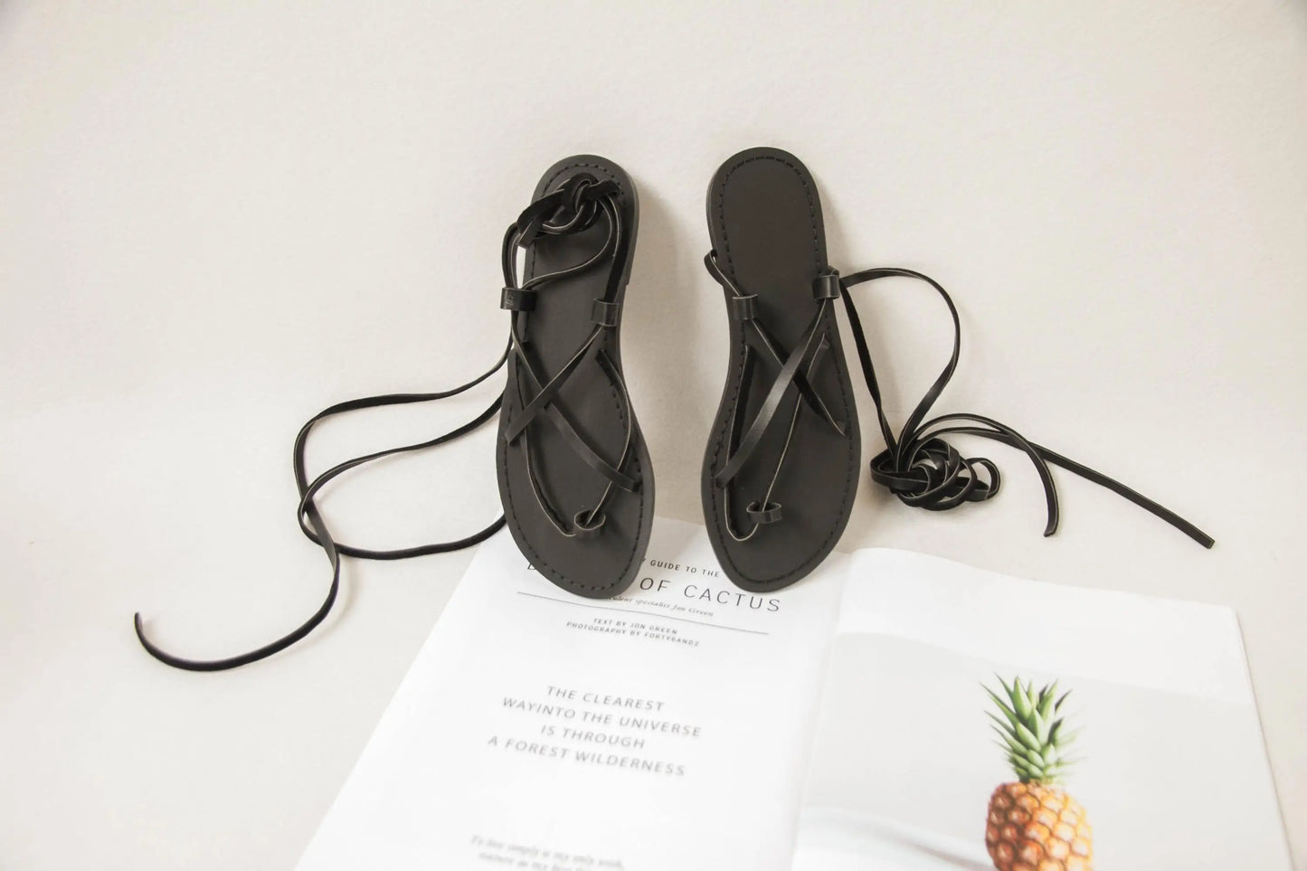 2024 Summer Flip Flops Beach Shoes Women Ankle Strap Roman Sandals Bohemia Style Flats Sandals Gold Soft Leather Sandalias Mujer