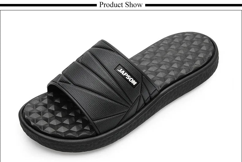 Summer Men Big Size Indoor EVA Massage Slippers Men's Slides House Room Home Shoes Soft Slipers Chausson Homme Pantoufle 48 49
