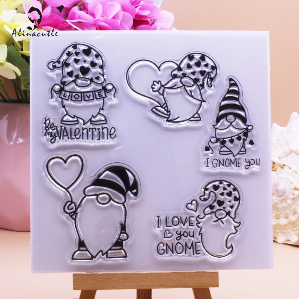 Alinacutle CLEAR STAMPS Halloween Tags DIY Card Scrapbooking Paper Craft Rubber Transparent Silicon Stamps