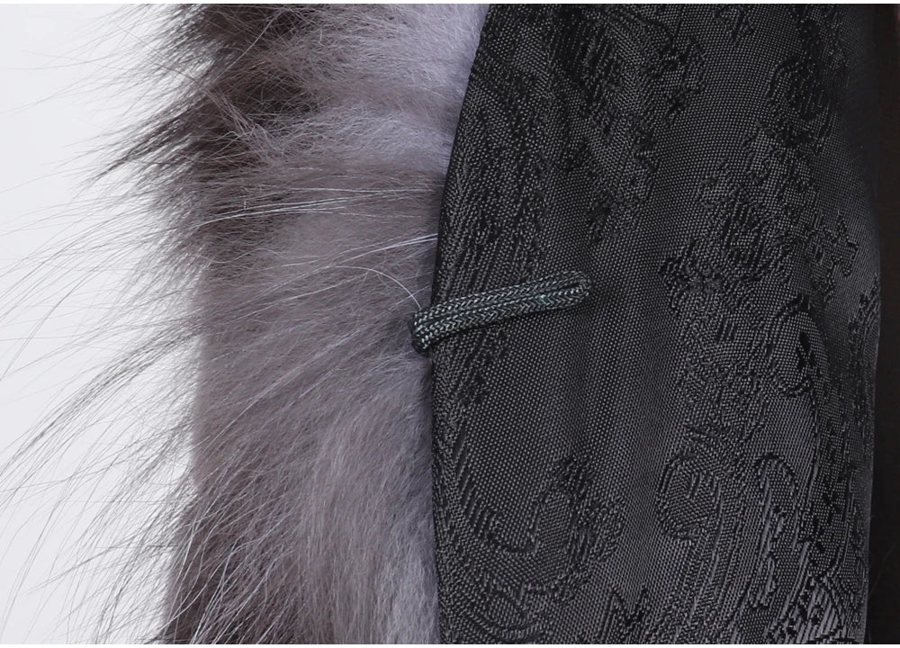 New Women Autumn Winter Long Style 100% Genuine Real Sliver Fox Fur Vest Natural Fox Fur Sleeveless Coat Lady Real Fox Fur Gilet