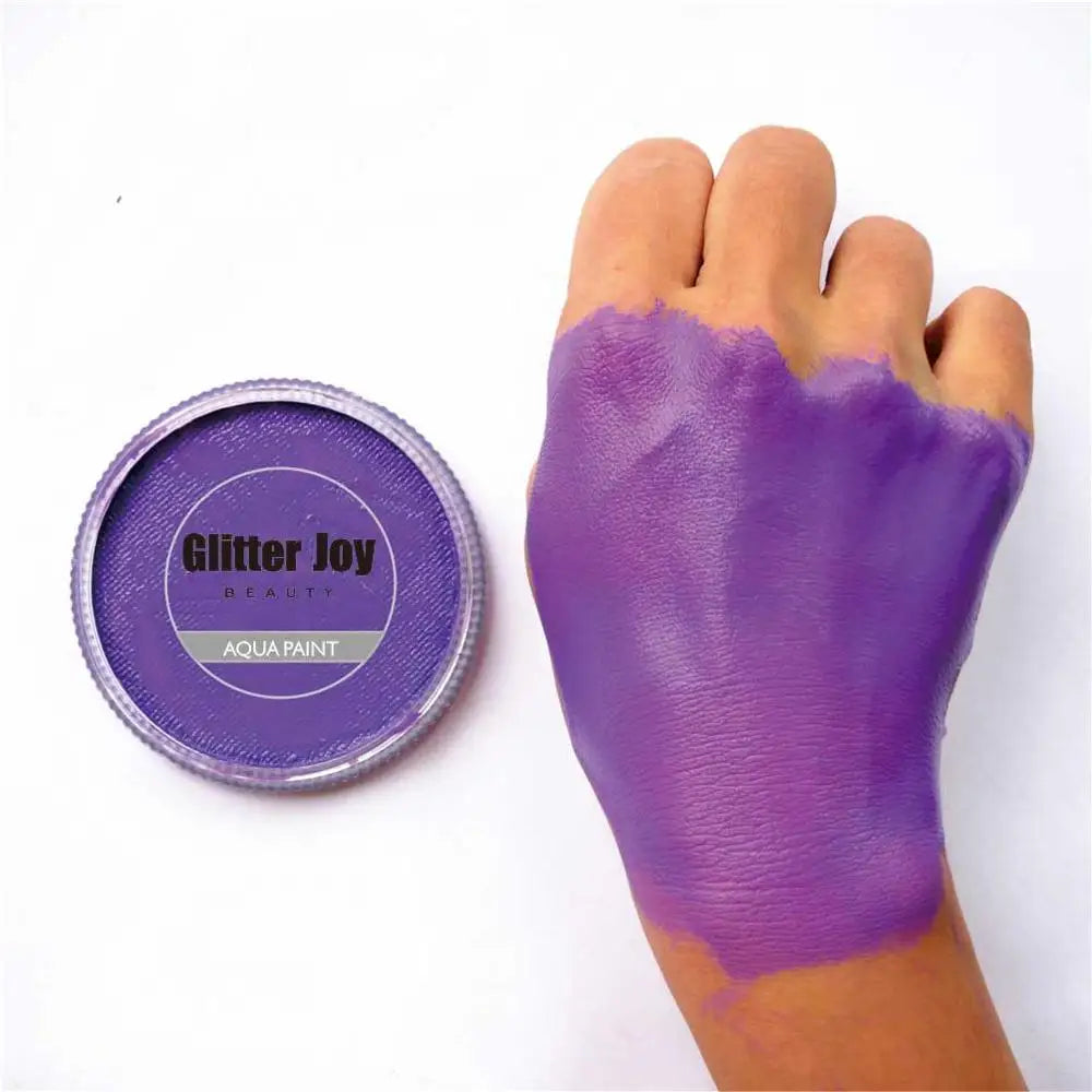 30g/pc GlitterJoy Water Activated Face Body Painting Makeup Pigment For Cosplay, Festival, Halloween Costume