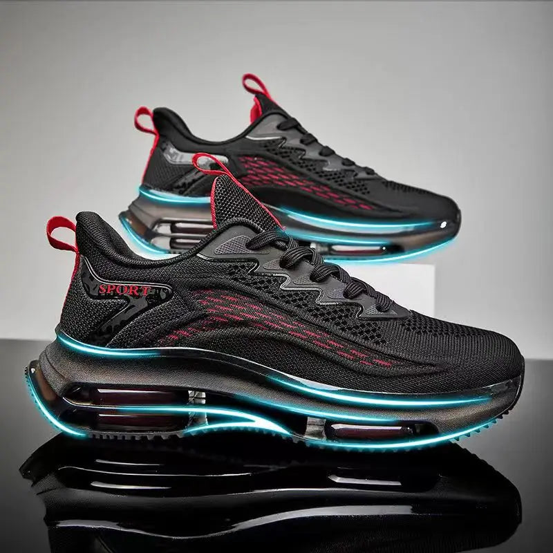 YRZL Men's Running Breathable Anti Slip Walking Shoes Soft Sole Lightweight Comfortable Casual Sneakers for Men Outdoor Sport