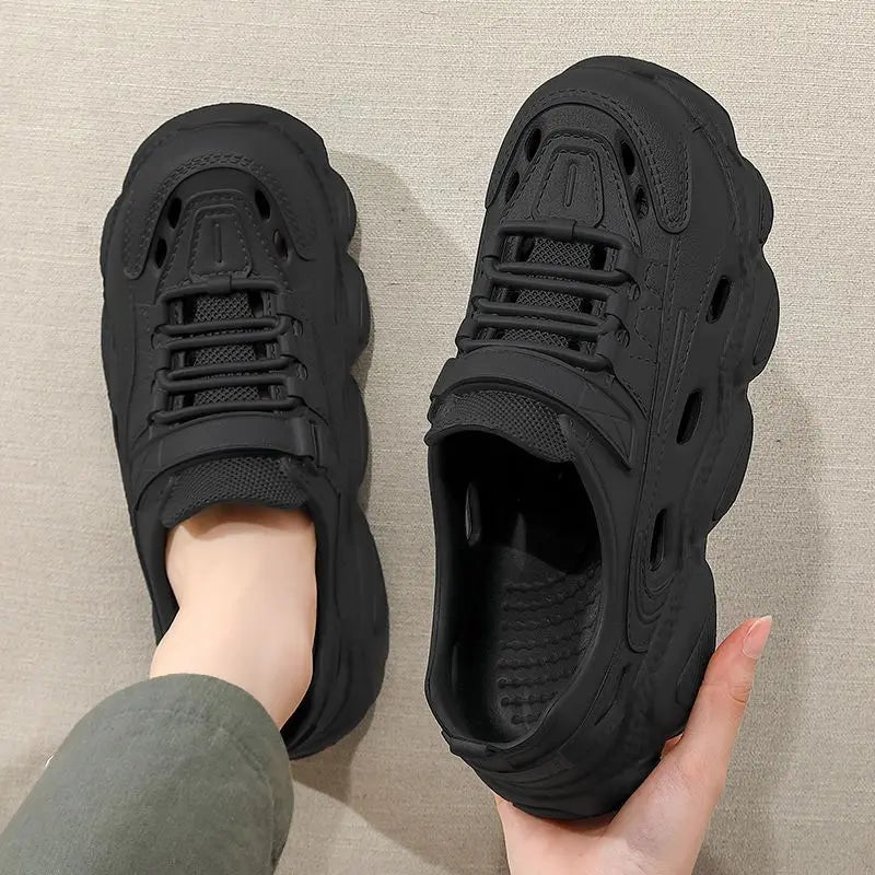 Men's High-End Summer Wading Shoes for Men, Breathable, Non-Slip, Wear-Resistant, Beach Deodorant, Driving and Fishing Sandals for Men