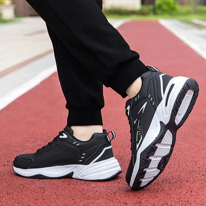 Autumn New Men Microfber Running Shoes Luxury Brand Men Shoes School Student Air-cushion Sneakers Fashion Man Casual Shoes 35-48