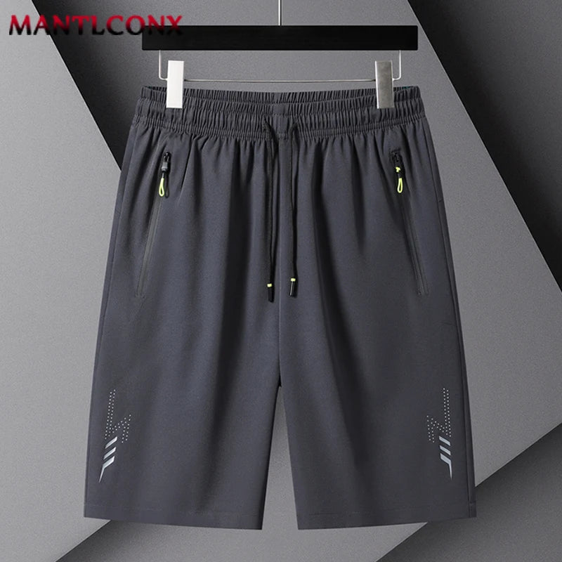 New Summer Gym Fitness Shorts Men Sports Training Running Jogging Casual Men's Shorts Quick Dry Elastic Workout Short Pants Man