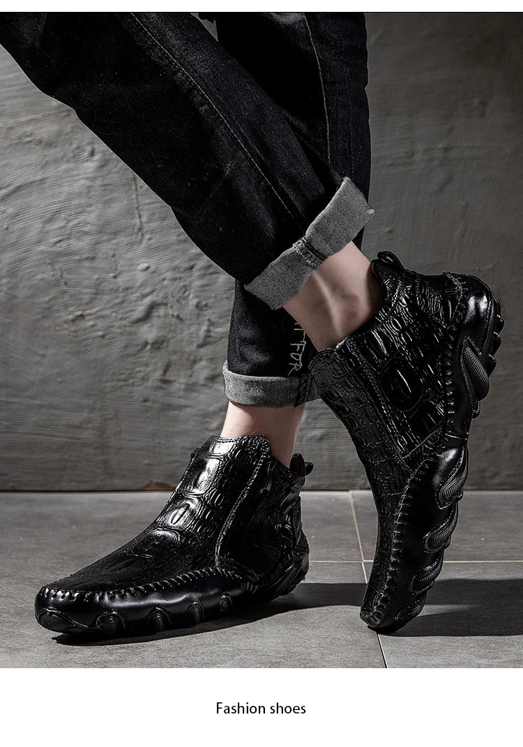 Genuine Leather Shoes For Man Spring Summner Big Size Shoes High Quality Designer Formal Shoes Casual Shoes Fashion Business