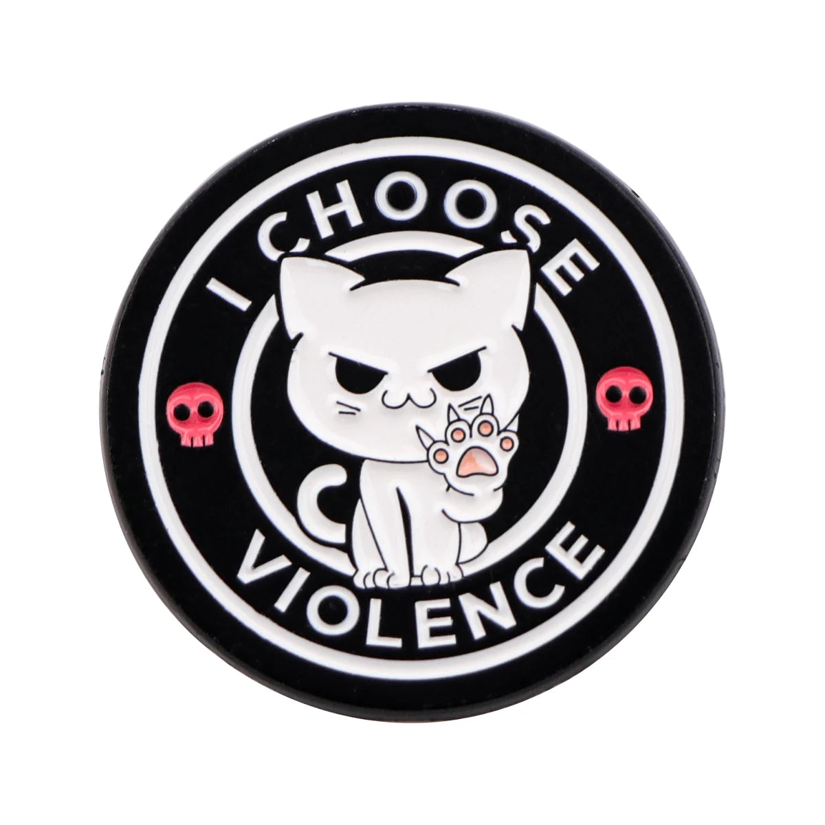 Cute Cat Enamel Pin Funny Bear Brooch Pines Lapel Pins Crow Badge Clothing Accessories Halloween Jewelry Friends Gifts