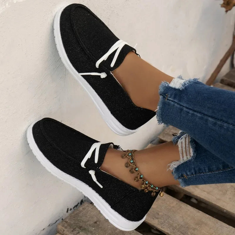 Spring and Autumn 2024 New Fashion Women's Vulcanized Sports Shoes Women's Casual Flat Shoes Women's Fashion Shoes