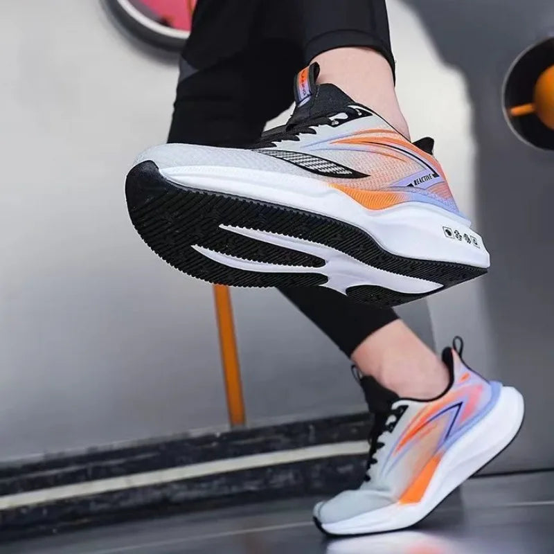 Summer Cross-border Hot Sale Men's Women Sneakers High Quality Breathable Damping Air-cushion Running Shoes Zapatillas Plus 46