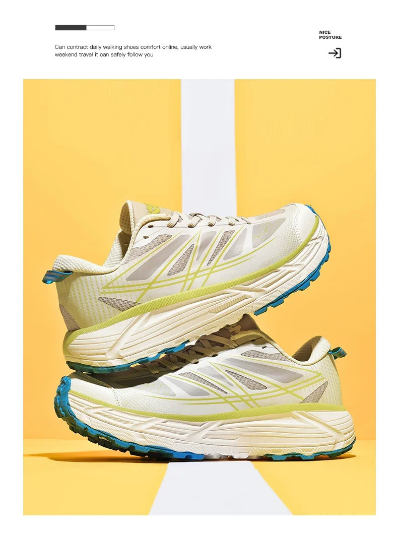 2025 Marathon Air Cushion Men Sports Running Shoes Breathable Lightweight Women Comfortable Athletic Training Climbing Sneakers