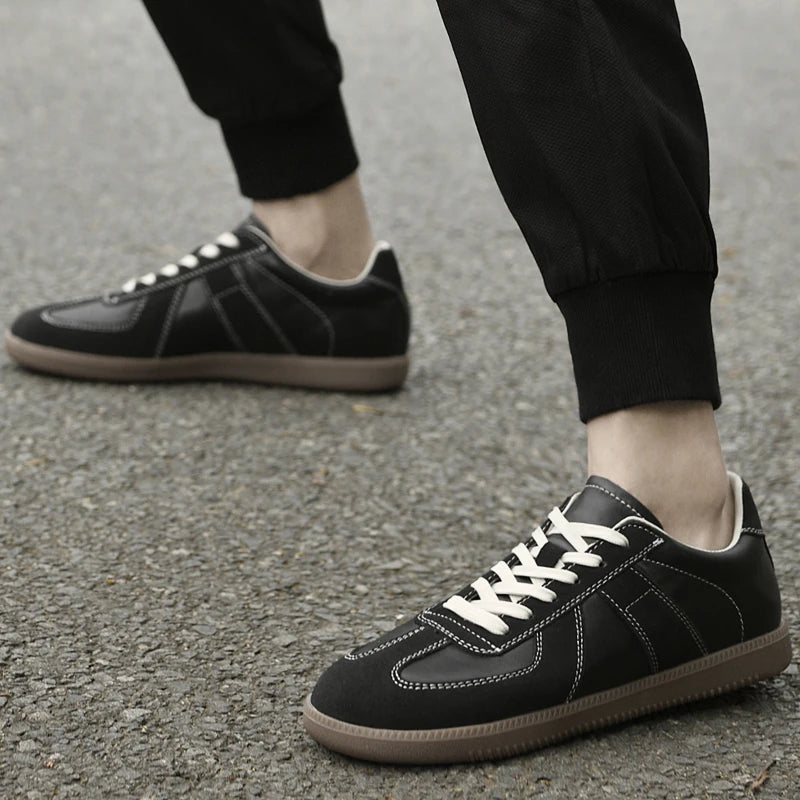 Genuine Leather Men's Casual Shoes Non Slip Male Walking Sneakers Comfortabel Tenis Masculino New Leisure Walk Outdoor Footwear