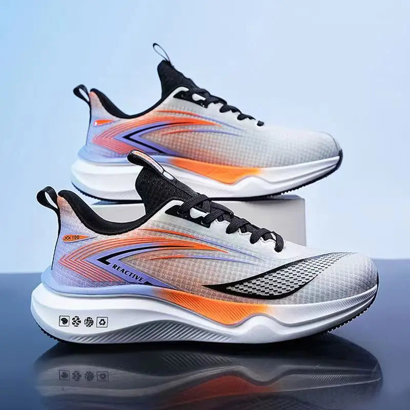 Men's Sneakers Casual Breathable Sports Shoes Men Anti Slip Wear-resistant Running Shoes Outdoor Walking Training Tennis Shoes