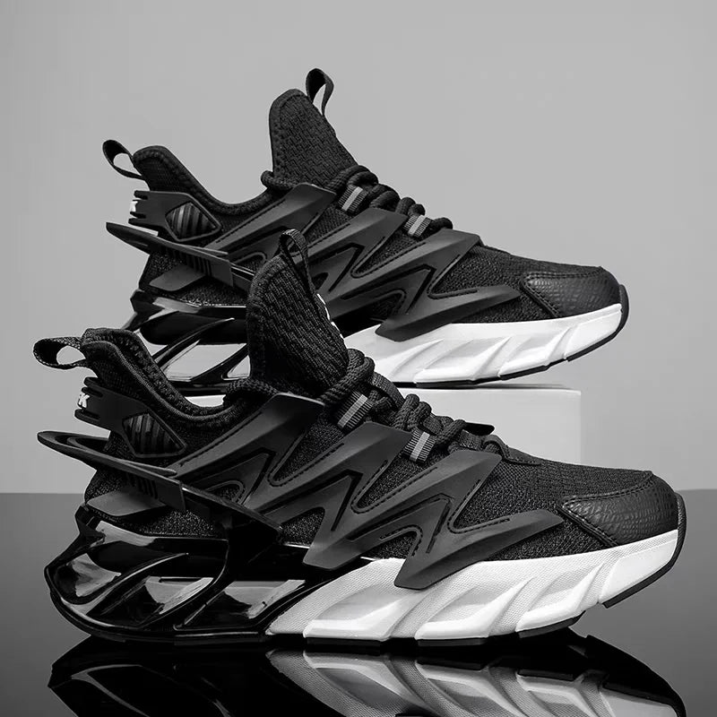 2026 New Men's Running Shoes Breathable Wear-resistant Anti-slip Shock-absorption Full-foot Air Cushion Casual Sports Sneakers
