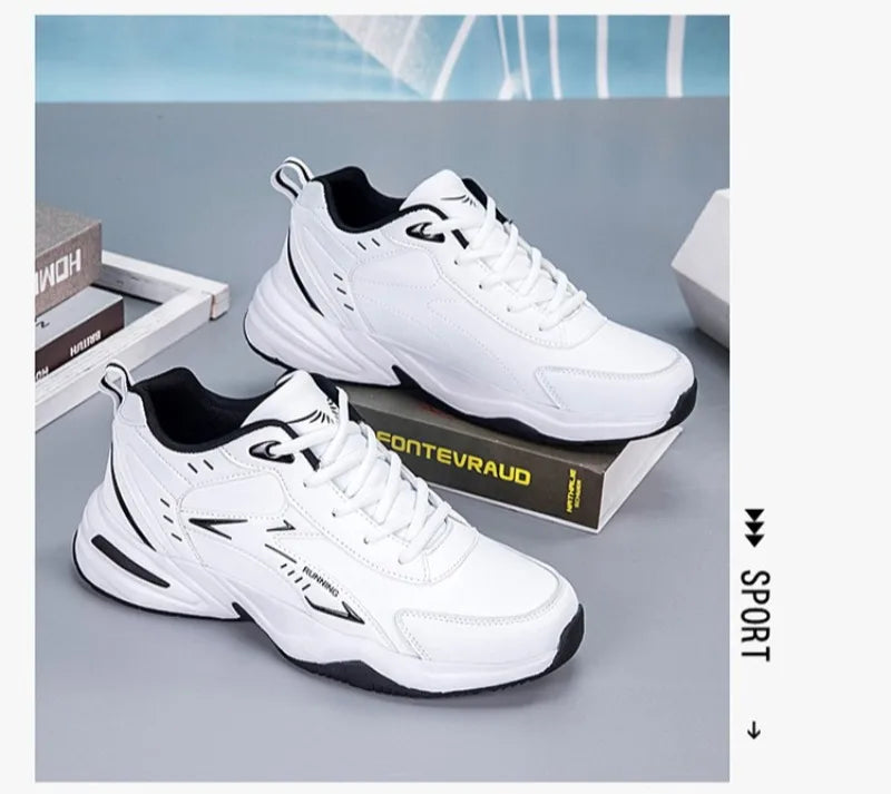 Autumn New Men Microfber Running Shoes Luxury Brand Men Shoes School Student Air-cushion Sneakers Fashion Man Casual Shoes 35-48