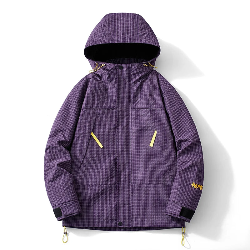 Spring and Autumn Outdoor Sports Outing Camping Storm Jacket Men's and Women's Waterproof Windproof Ski Mountaineering Jacket