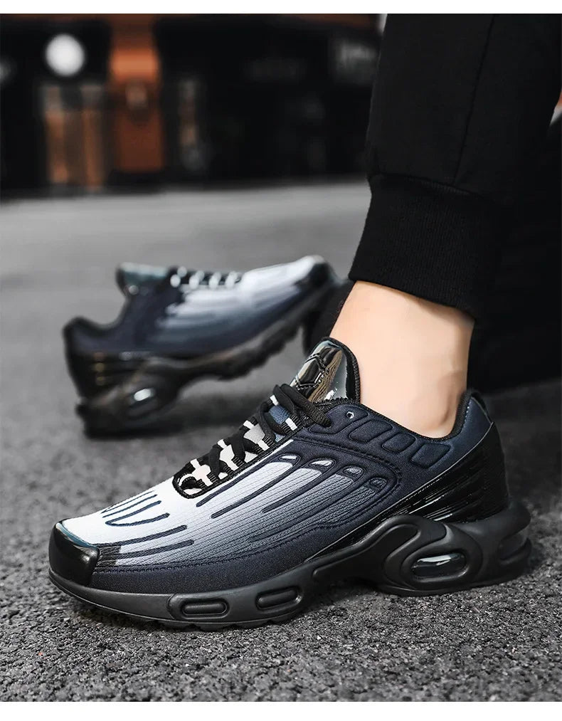 2024 New Spring Large Size Couple Air Cushion Sports Shoes Student Running Shoes Men Casual Trendy Sport Shoes Breathable