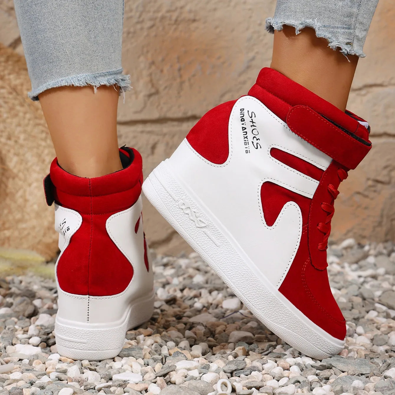 Women Sneakers 2025 New Korean Fashion Shoes Thick Bottom Increased Inner Heel Sneakers Women Casual Designer Shoes for Women