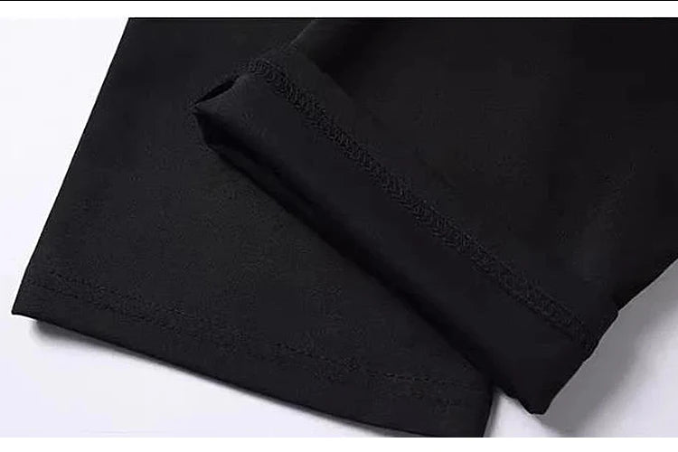 Male Pants Stretch Solid Black Smart Casual Men's Trousers Office Quick Dry Suit Pants New Spring Autumn Korean Straight Pants