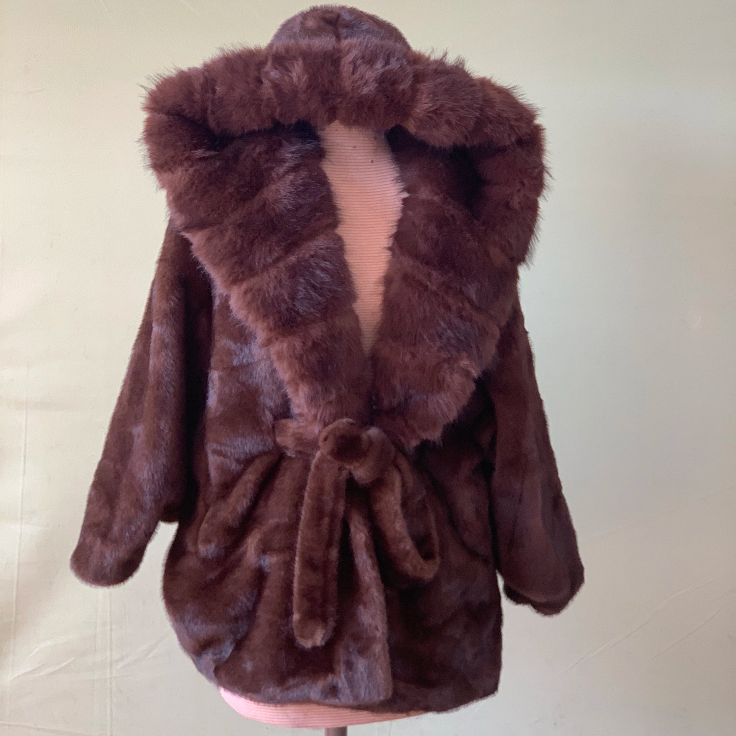 Artificial Imitation Mink Fur Fashionable Korean Style Loose Women's Hat Jacket Fur Coat