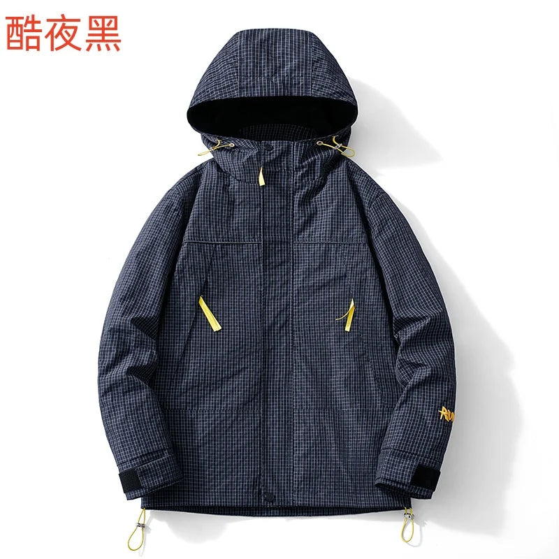 Spring and Autumn Outdoor Sports Outing Camping Storm Jacket Men's and Women's Waterproof Windproof Ski Mountaineering Jacket