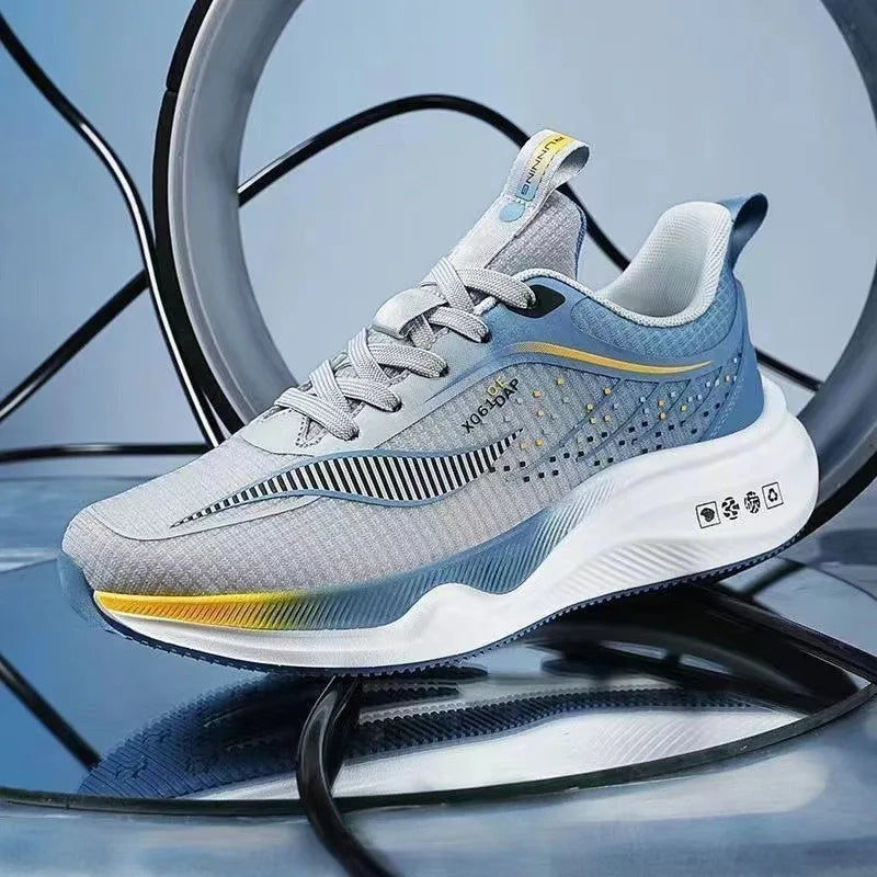 Summer Cross-border Hot Sale Men's Women Sneakers High Quality Breathable Damping Air-cushion Running Shoes Zapatillas Plus 46