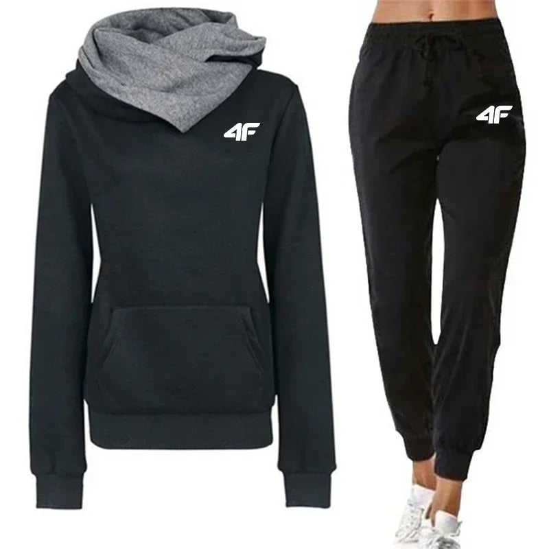 Outdoor Hot Sales Daily Women's Tracksuit Hoodies Long Sleeves Casual Single Piece Sweatshirts Sweatpants Comfort Jogging Sports