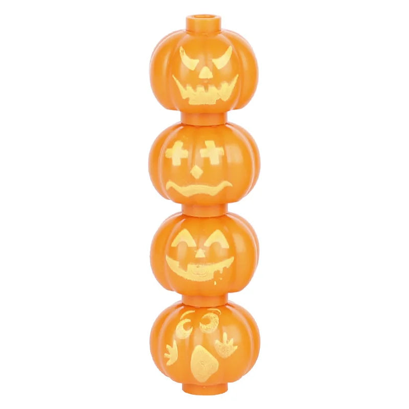 Halloween Parts Spider Web Pumpkin Snake Horror MOC Bricks Building Blocks Toys for Children Christmas Gifts