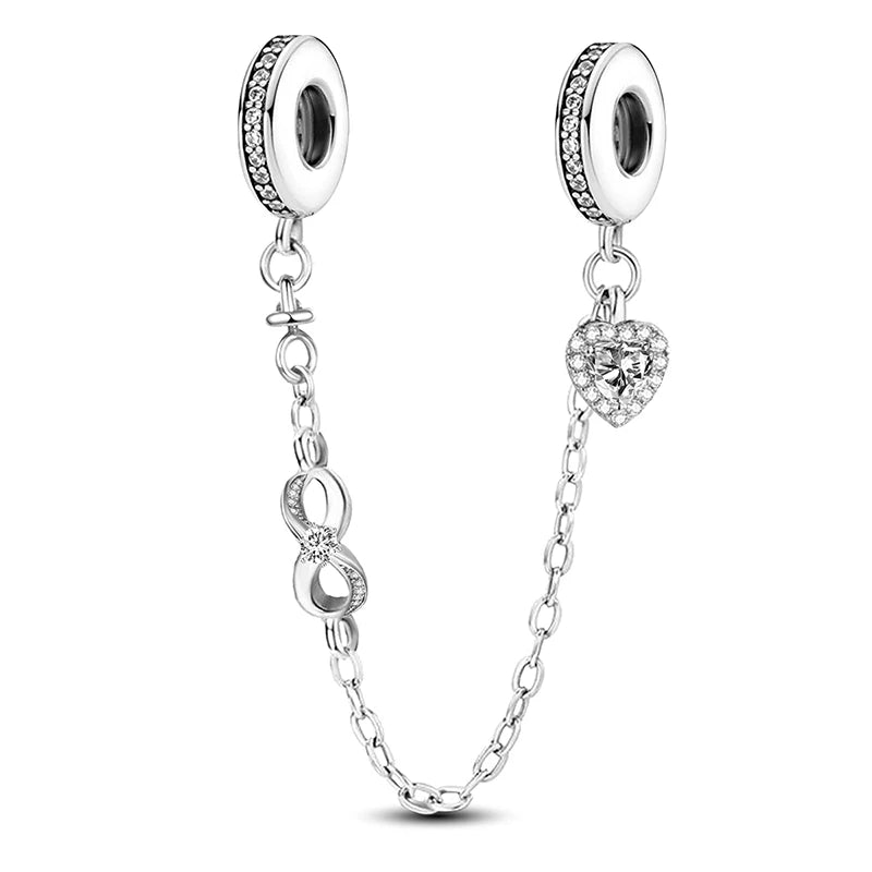 Fit Pan 925 Original Bracelets Love Heart Flower Four Leaf Clover Turtle 925 Silver Charms Beads DIY Birthday Jewelry Gift