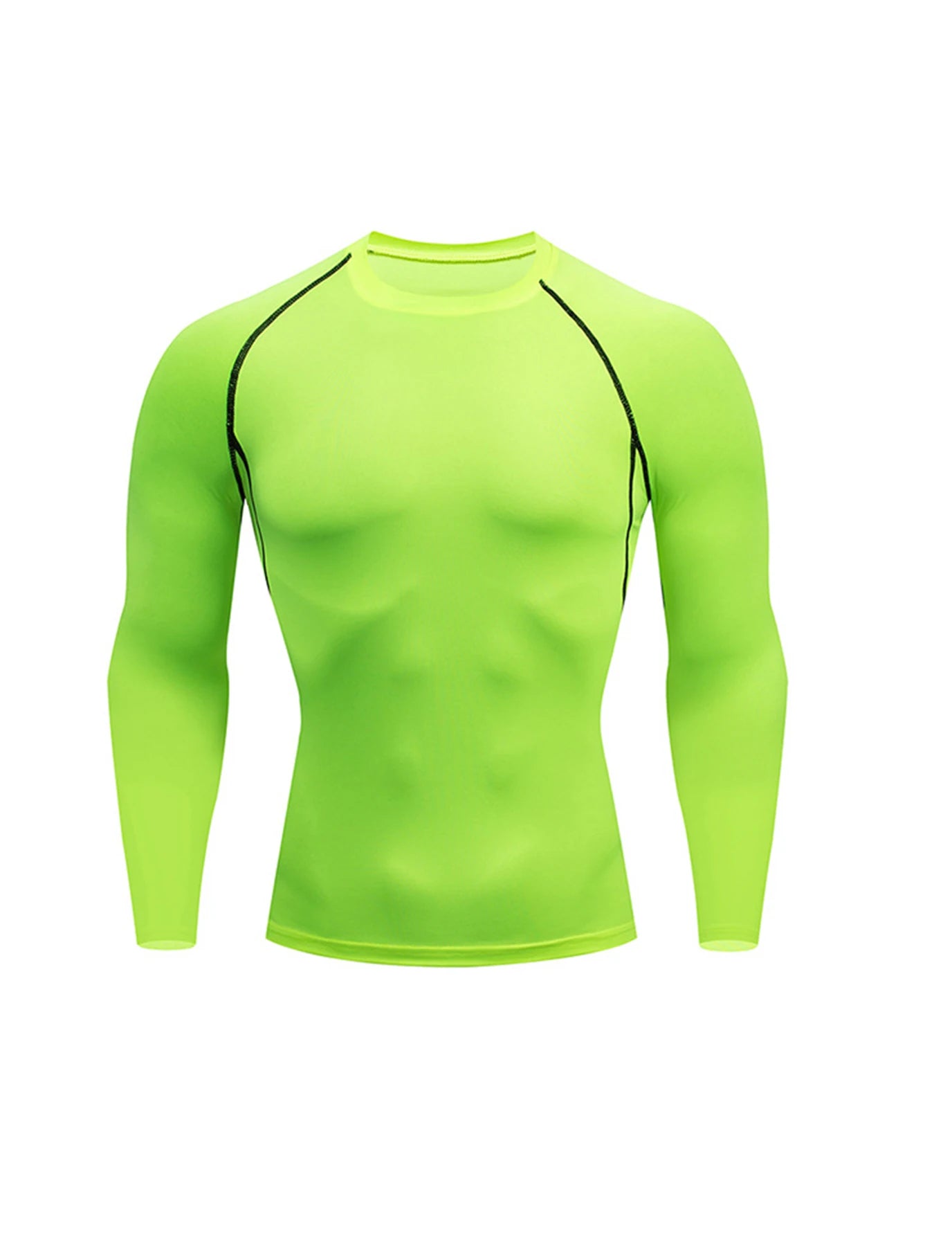 Men Compression Running T-shirt Fitness Tight Long Sleeve T-shirt Quick Dry Bodybuilding Jogging Tracksuit Homme Athletic Shirts
