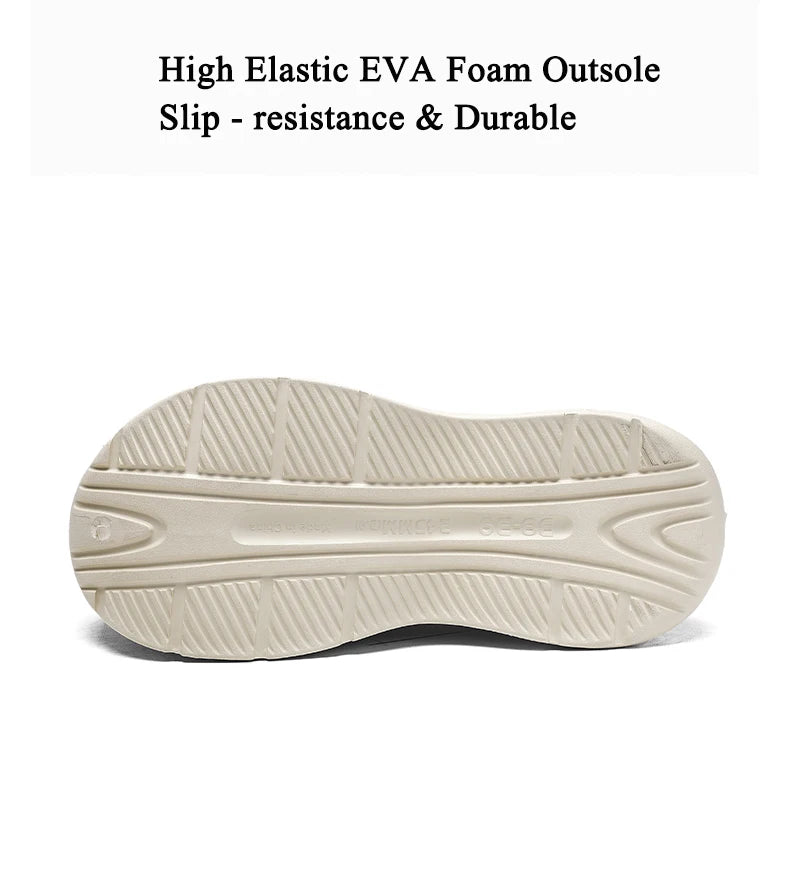Unisex Home Slipper 2024 New Winter Waterproof EVA Slippers Plush Warm Lining Man House Warm Clogs High Quality Women Shoe