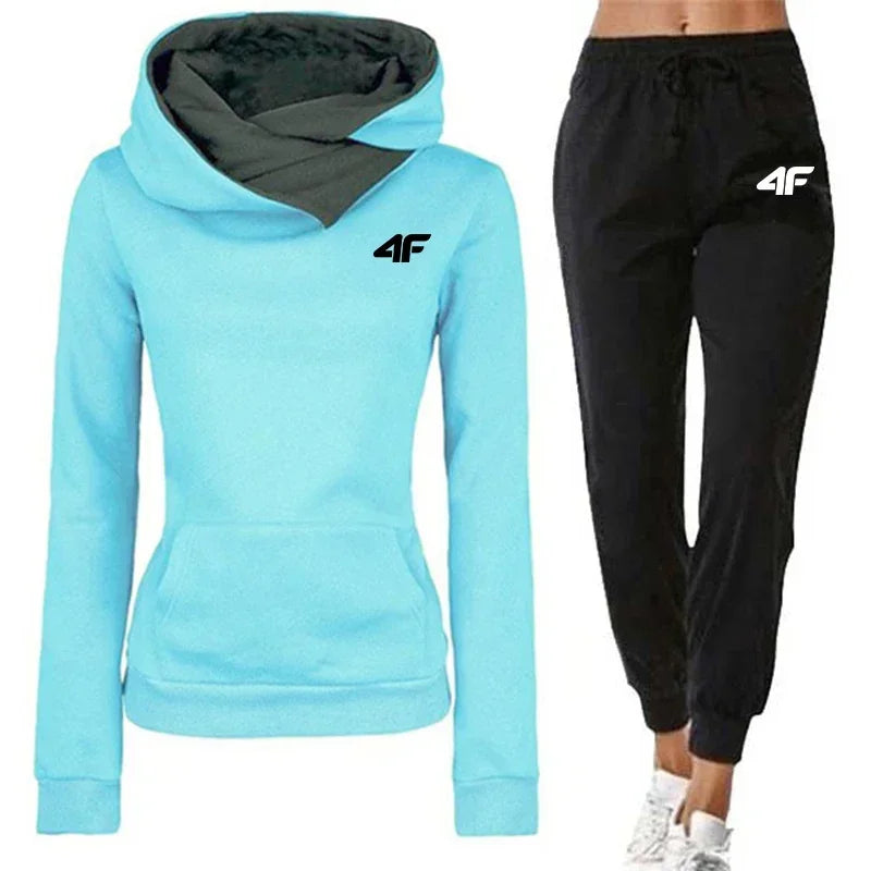 Outdoor Hot Sales Daily Women's Tracksuit Hoodies Long Sleeves Casual Single Piece Sweatshirts Sweatpants Comfort Jogging Sports