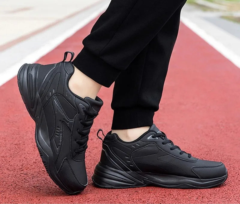 Autumn New Men Microfber Running Shoes Luxury Brand Men Shoes School Student Air-cushion Sneakers Fashion Man Casual Shoes 35-48