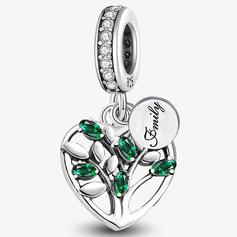 Fit Pan 925 Original Bracelets Love Heart Flower Four Leaf Clover Turtle 925 Silver Charms Beads DIY Birthday Jewelry Gift