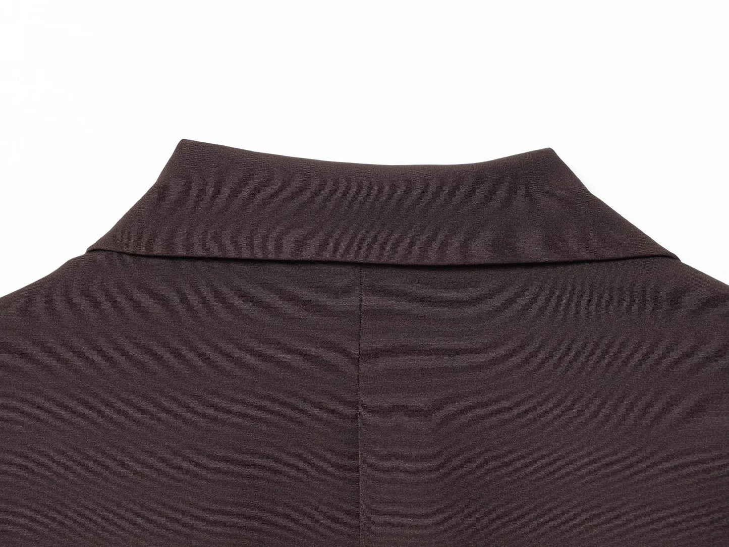 KONDALA Chic Brown Oversized Blazer Women V Neck Double Buttons Loose Blazer Jacket Fashion 2025 Fall Office Lady Casual Outwear