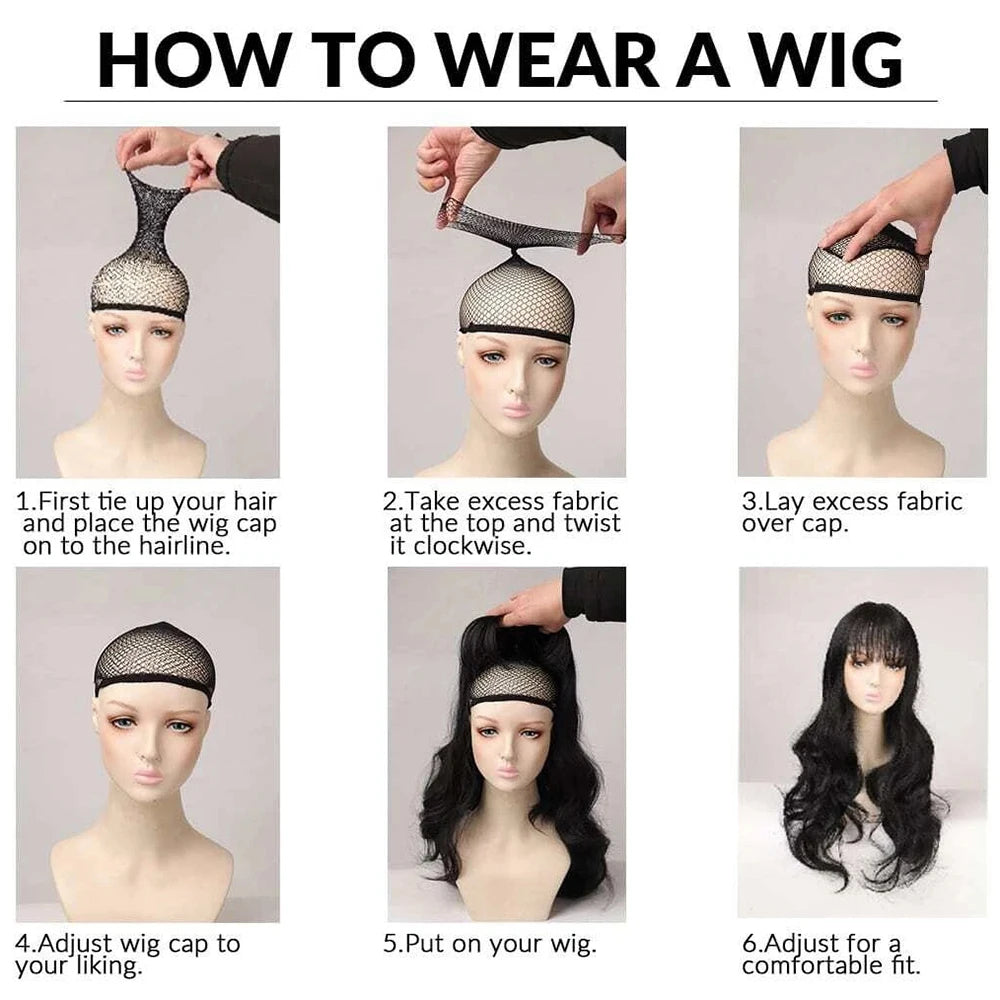 12 Inch Natural Synthetic Wigs for Women Short Black Gradient Gold Wig Heat Resistant Hair For Daily Use Festival Ball Halloween
