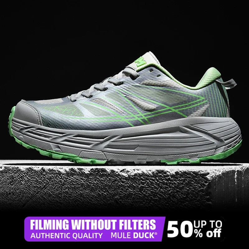 2025 Marathon Air Cushion Men Sports Running Shoes Breathable Lightweight Women Comfortable Athletic Training Climbing Sneakers