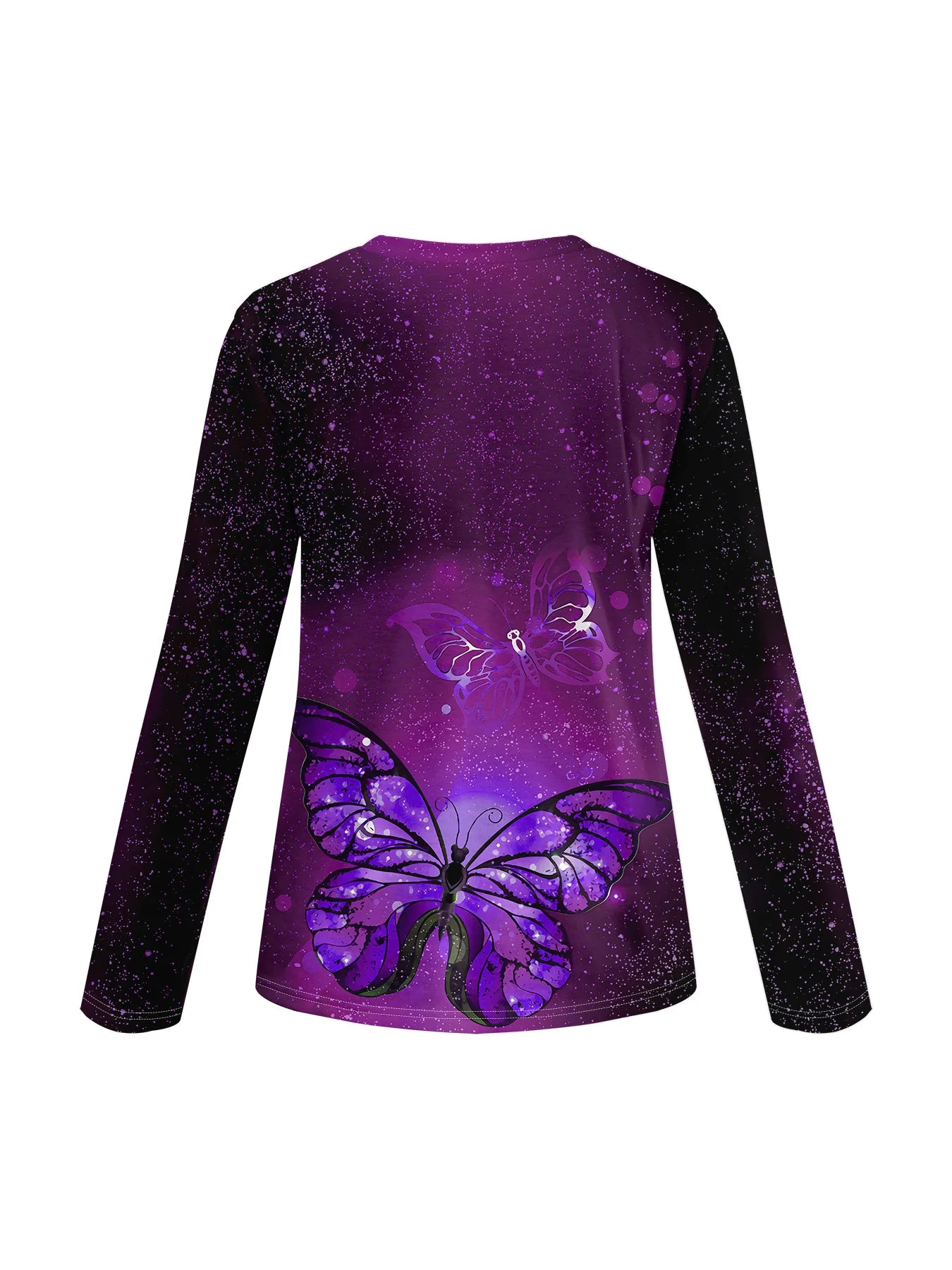 2025 Autumn and winter new fashion round neck long sleeve printed elegant casual loose hoodie