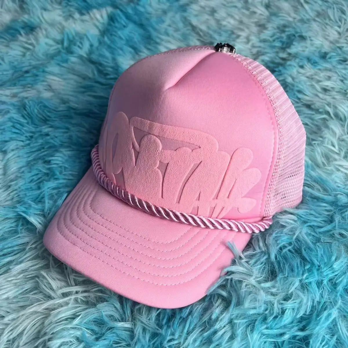 Unisex Sy Letter Printed Baseball Net Caps Spring and Summer Outdoor Adjustable Casual Hats Sunscreen Hat