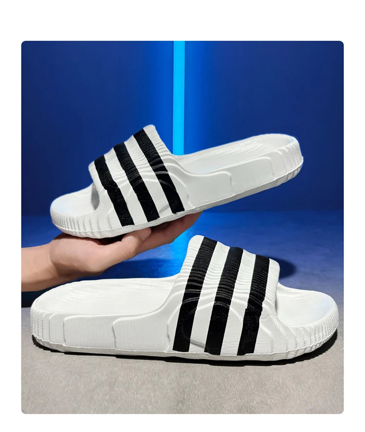 Fashion men's summer light EVA slippers massage slippers indoor and outdoor sandals new non-slip shower slippers women 36-46