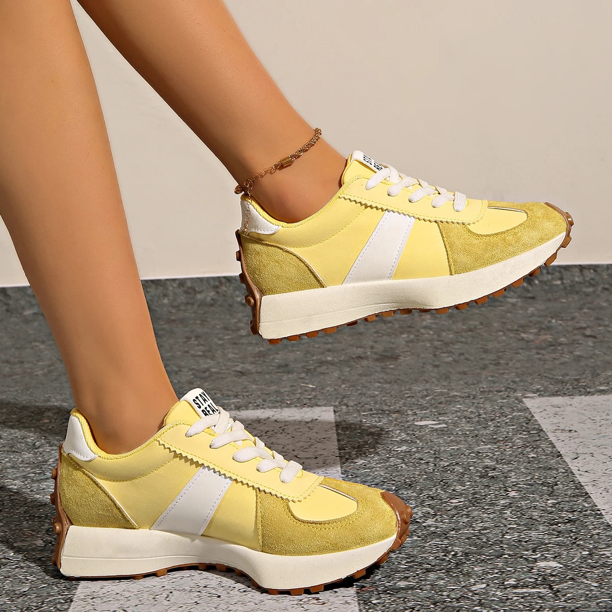 Women Sneakers 2025 New Spring Autumn Brand Luxury Vulcanize Shoes Casual Footwear Zapatillas Mujer Light Flat Breathable Shoes