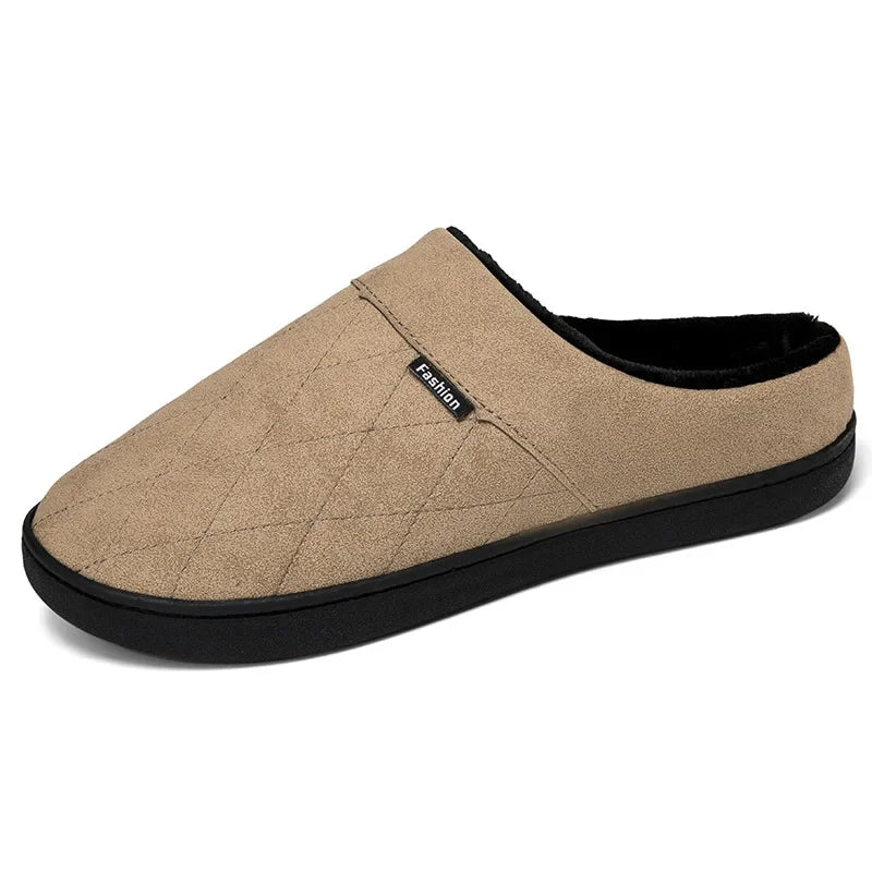 Winter Men's Cotton Slippers Warm Comfortable Men's Home Slippers Soft Velvet Women's Slippers 2025 New Home Casual Shoes 겨울슬리퍼