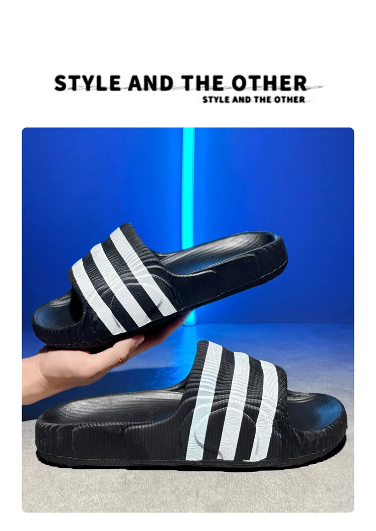 Fashion men's summer light EVA slippers massage slippers indoor and outdoor sandals new non-slip shower slippers women 36-46