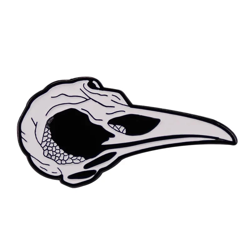 NEW Gothic Enamel Pins Halloween Terror Metal Brooch Send Friend Fans Boutique Medal Gift Fashion Anime Badges Collecting