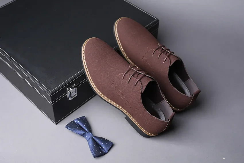 Men Matte Leisure Shoes Retro Floral Pattern Men Dress Shoes Fashion Lace-Up Flats High Quality Business Men Party Wedding 2025