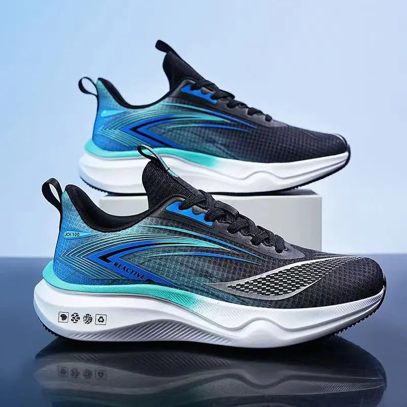 Men's Sneakers Casual Breathable Sports Shoes Men Anti Slip Wear-resistant Running Shoes Outdoor Walking Training Tennis Shoes