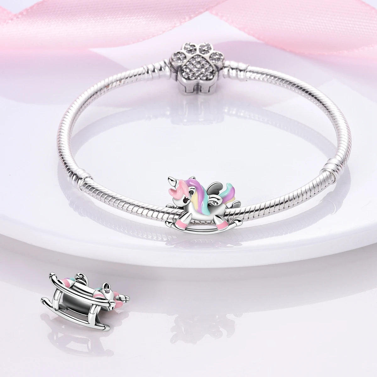Silver Plated Cute Animals Charms Pendant Lovely Penguin Avocado Dangle Charm Beads Fit Bangle Bracelet Necklace Women Jewelry